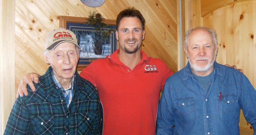 (Len, Jason and Vern Grob) - three Generations of Excellence 